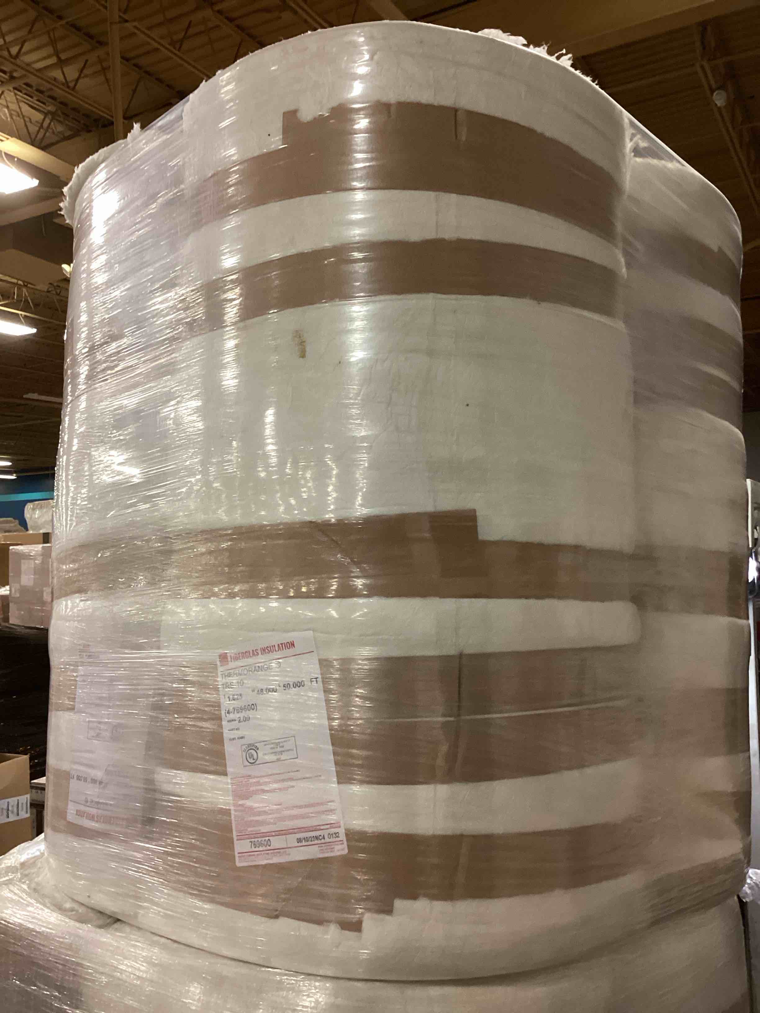four rolls of 48” x 50’ pole barn insulation your BID per roll