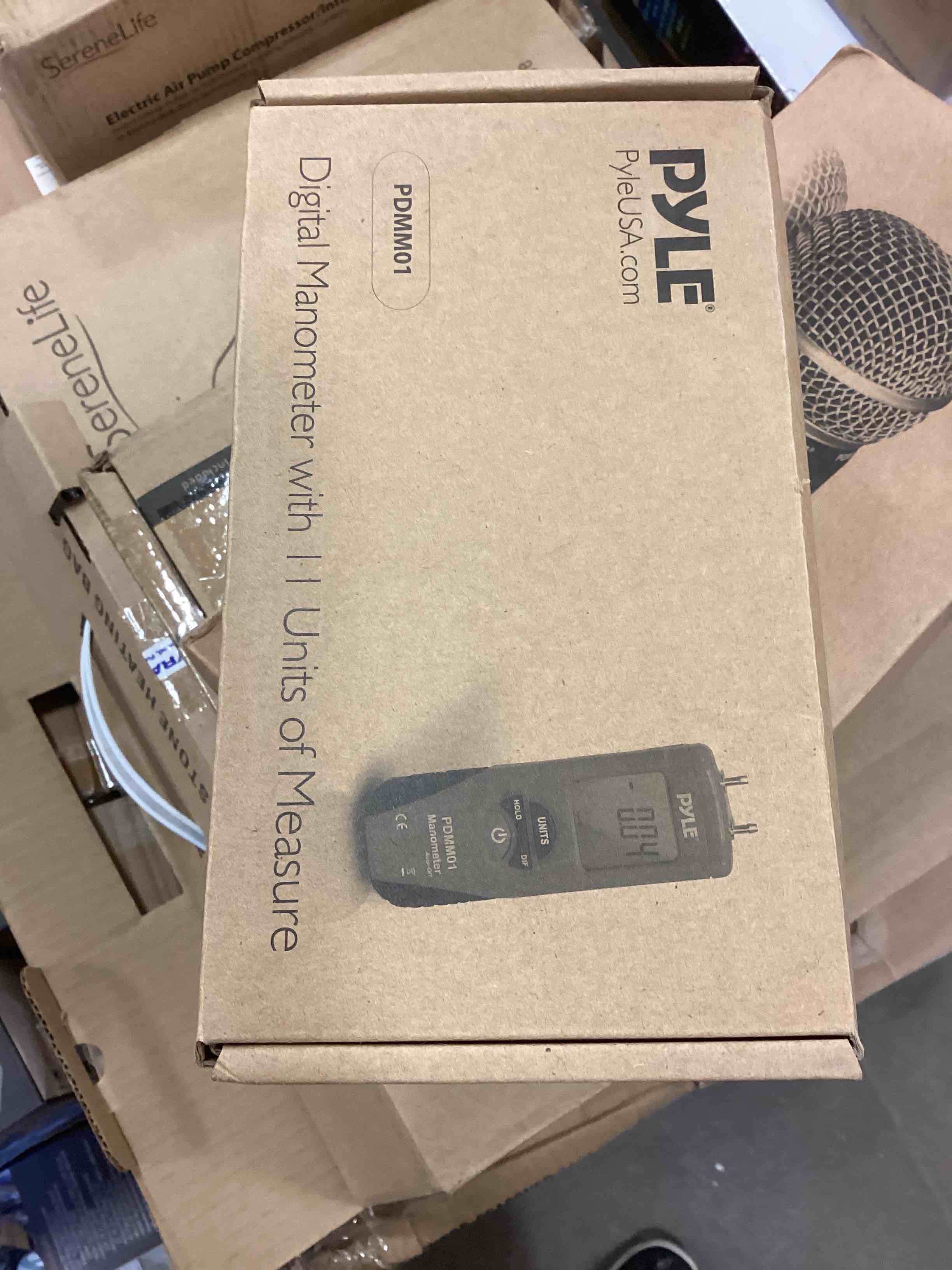 PYLE-METERS PDMM01 - Manometer with 11 Units of Measure