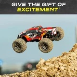 LAEGENDARY Legend 1:10 Scale RC Off-Road Car, Up to 31 MPH, Red/Yellow