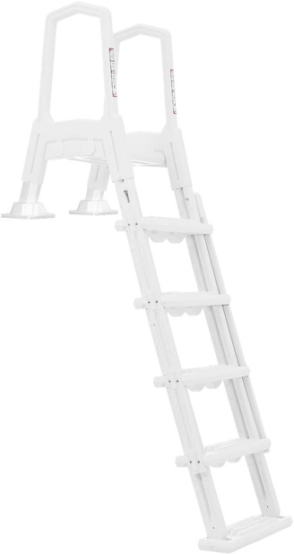 Sunny Side 6.5 ft Adjustable Pool Ladder for Above-Ground Pools