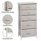 MDesign Vertical Dresser Storage Tower With 5 Drawers