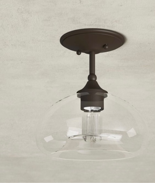 Lani 1-Light 10.75" Semi Flush Mount