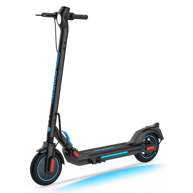 MICROGO M5 Plus Electric Scooter, 500W Motor 10" Honeycomb Tires for Adults, Long Range 19 Mph Top Speed Foldable Kick E Scooter Commuter