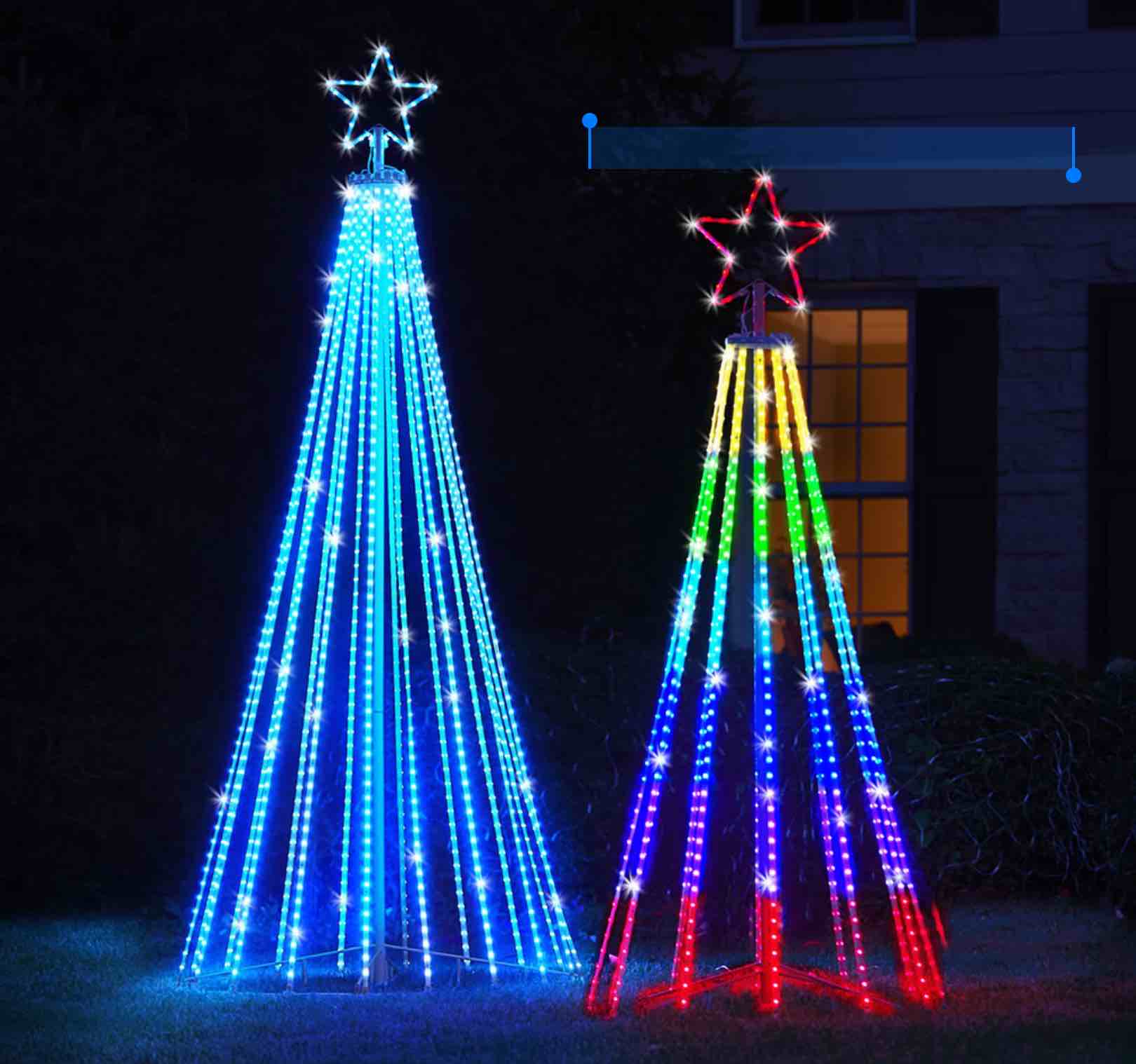 The Choreographed Light Show Tree