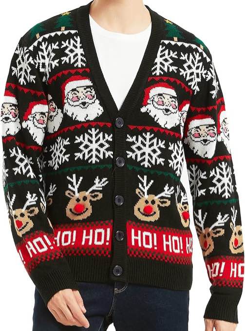 XXXL Brand: *daisysboutique* Men's Christmas Rudolph Reindeer Holiday Festive Knitted Sweater Cardigan Cute Ugly Pullover Jumper 4.5 4.5 out of 5 stars    2,181 ratings  | Search