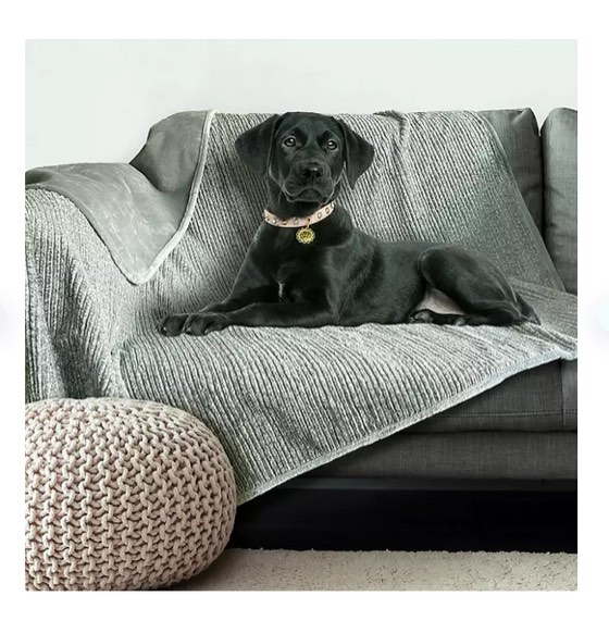 Doggy Decor Waterproof Pet Throw Blanket, 50" x 60"