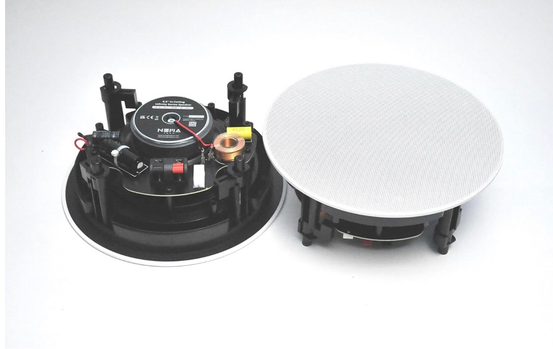 Nema Tech 8” in-ceiling infinity series speaker pair