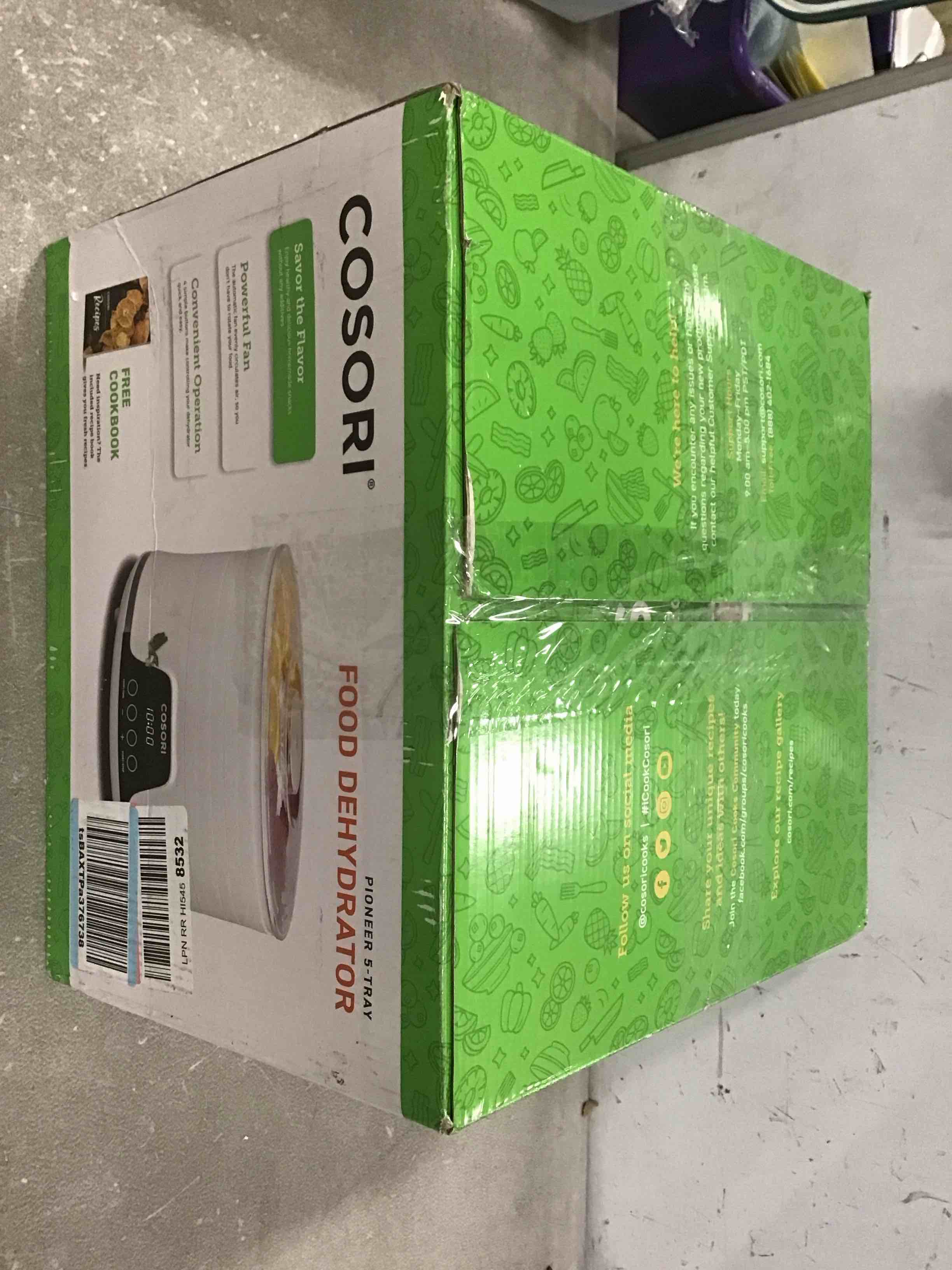 COSORI Food Dehydrator Machine for Jerky, 5 BPAFree Trays Dryer