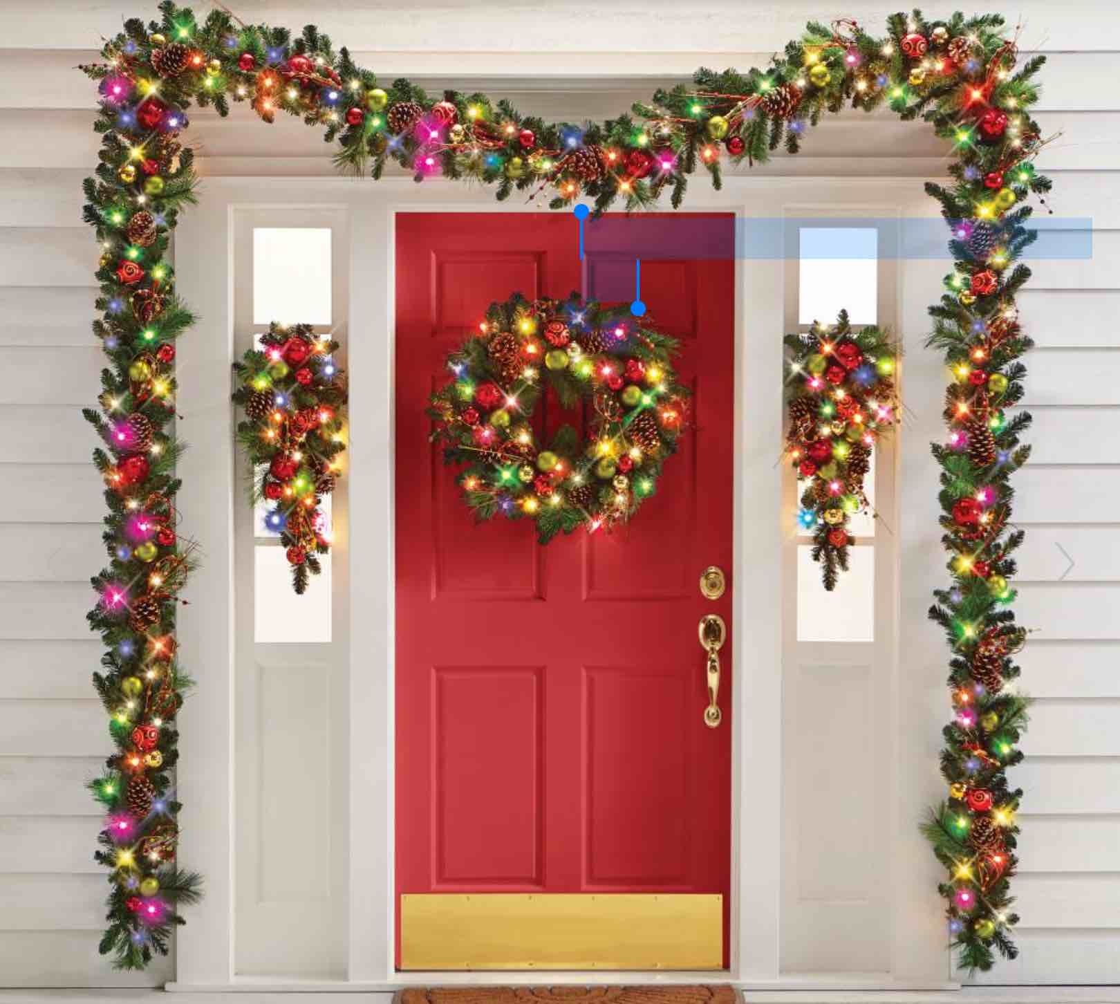 The Cordless Prelit Ornament Holiday Trim (incomplete )