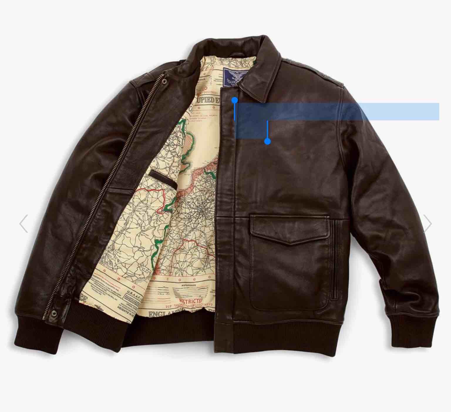 The Army Air Corps Leather Flight Jacket size XL