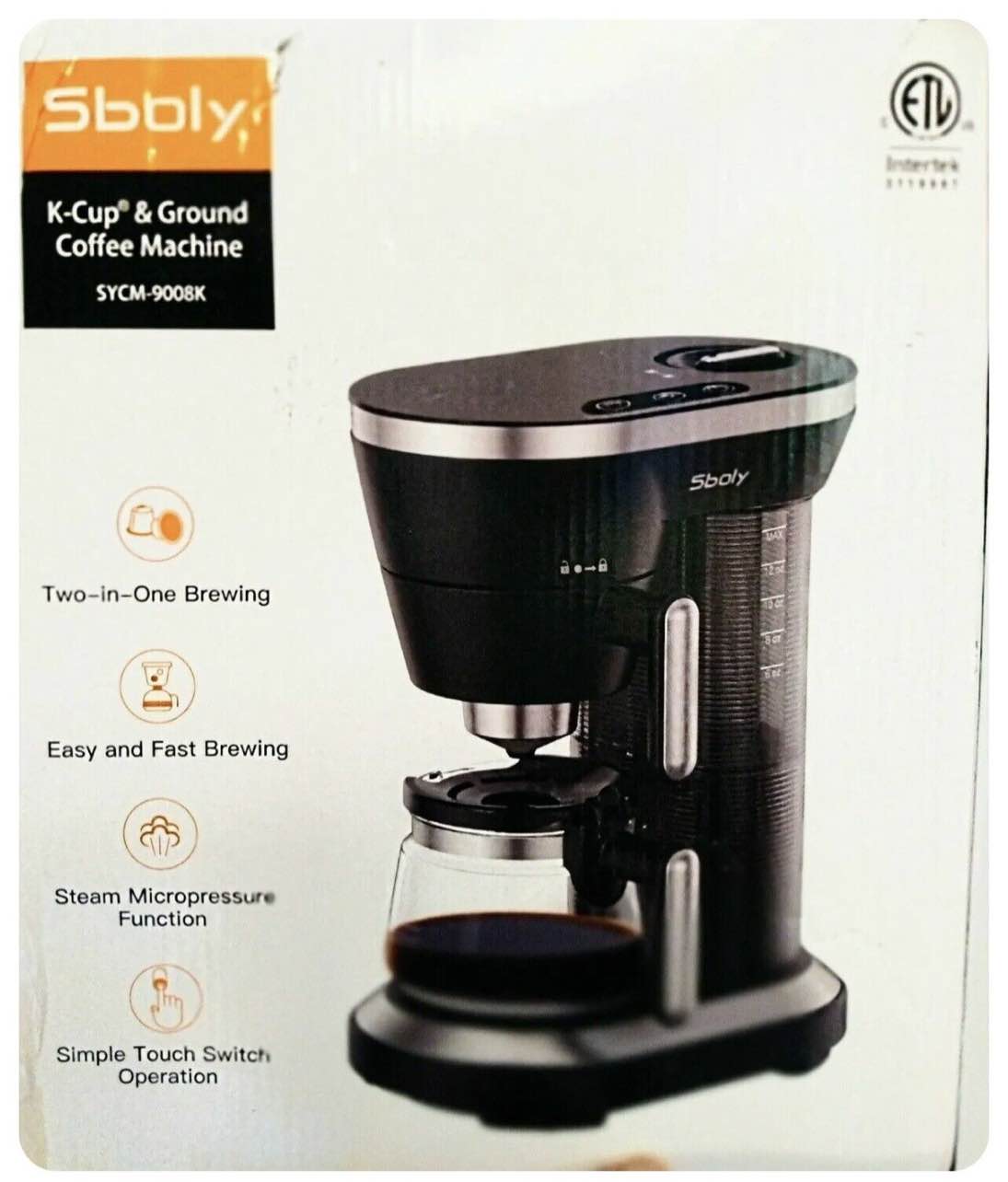 SBOLY K-Cup & Ground Coffee Machine SYCM-9008K - Brand NEW | eBay