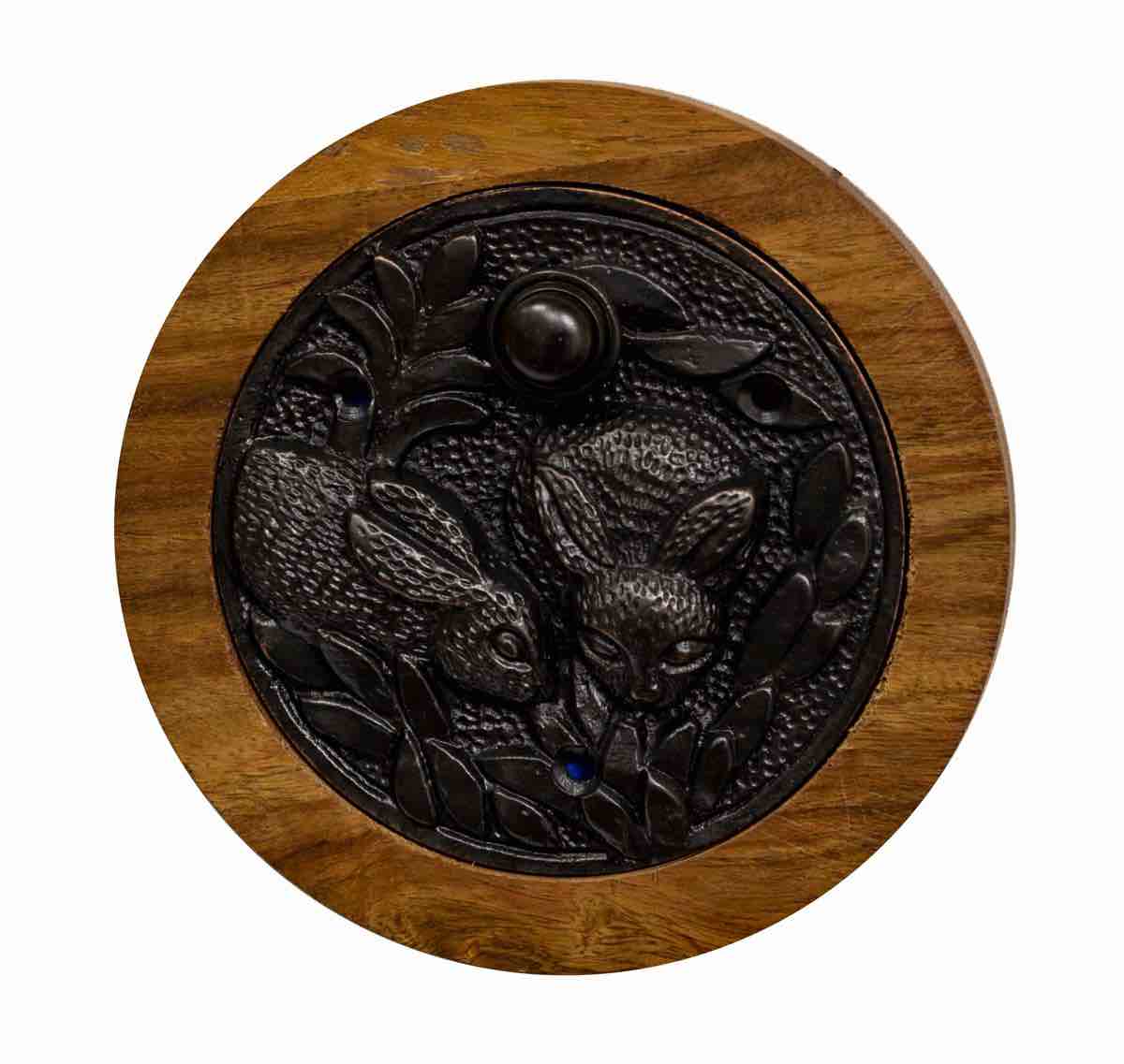 Brass Rabbit Doorbell Button 