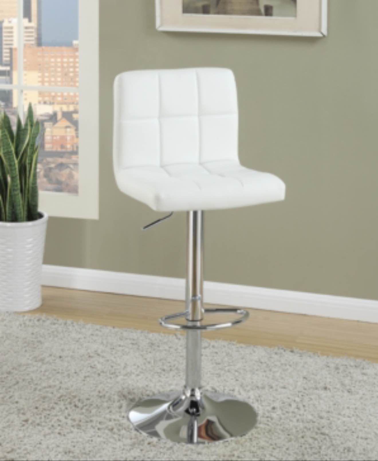 Tufted Bar Stool