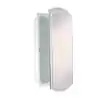 16 in. W x 30 in. H x 4-1/2 in. D Frameless Recessed V-Groove Beveled Eclipse Bathroom Medicine Cabinet