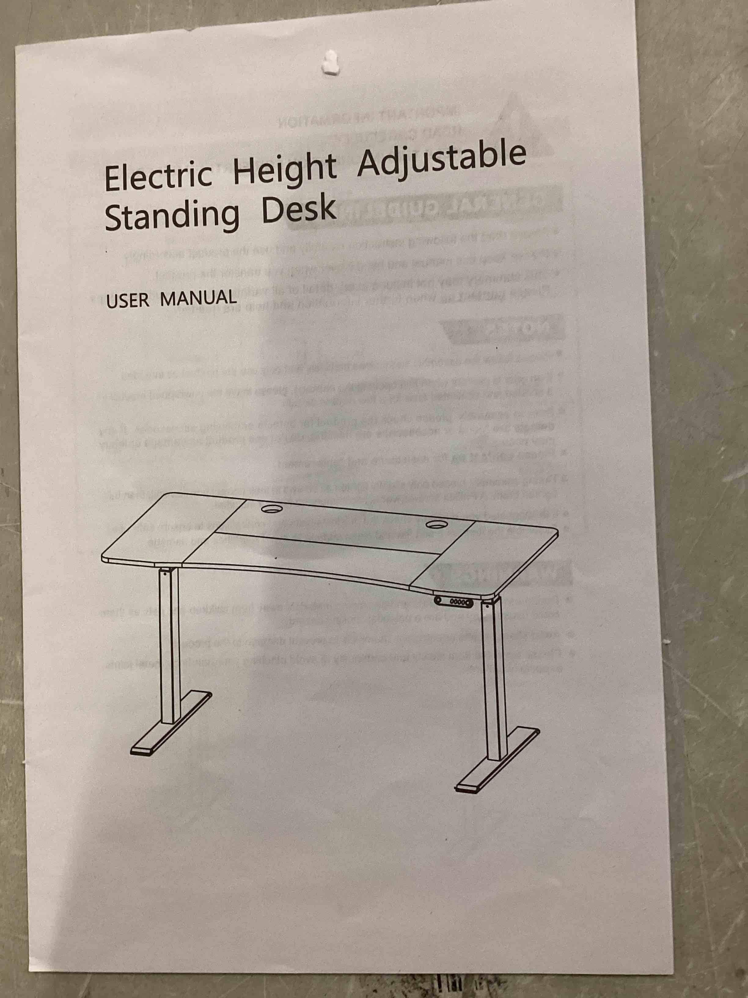 Radlove Electric Height Adjustable Standing Desk, 63x 30 Inches Stand Up Desk Workstation, Splice Board Home Office Computer Standing Table Ergonomic Desk (White+ Oak, 63x30'')