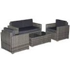 patio furniture set grey