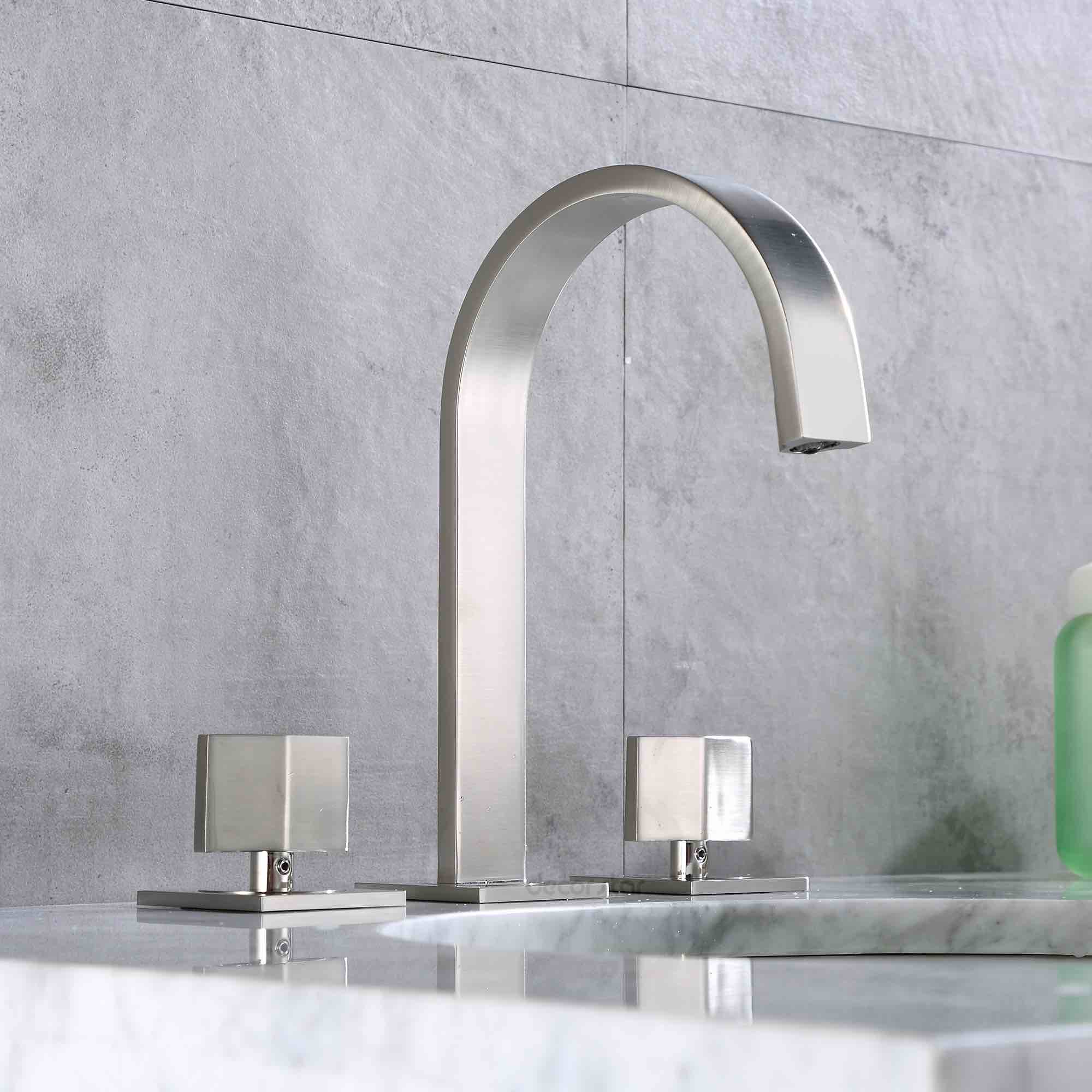 Model: WSP05-TC Widespread 2 Handle Bathroom Lavatory Faucet