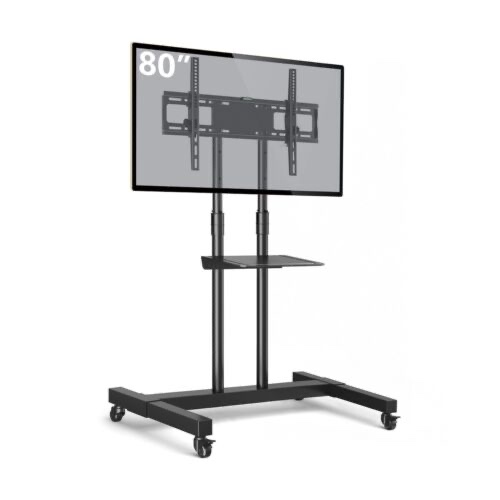 TAVR MT1001 TV Adjustable Floor Stand - Black