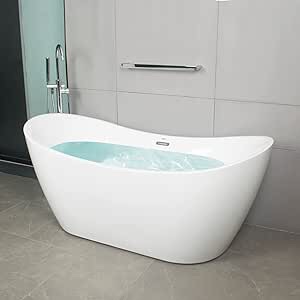 miiyon 67” acrylic freestanding bathtub b22750
