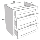 US Cabinet Depot 3DB Three Drawer Bases, Capital Collection