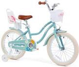 JMMD Girls Bike Ages 4-12 Years Old, Kids Bike for Toddlers with Basket & Training Wheels, 12 14 16 18 20 24 Inch Kids Bicycle with Handbrake & Kickstand