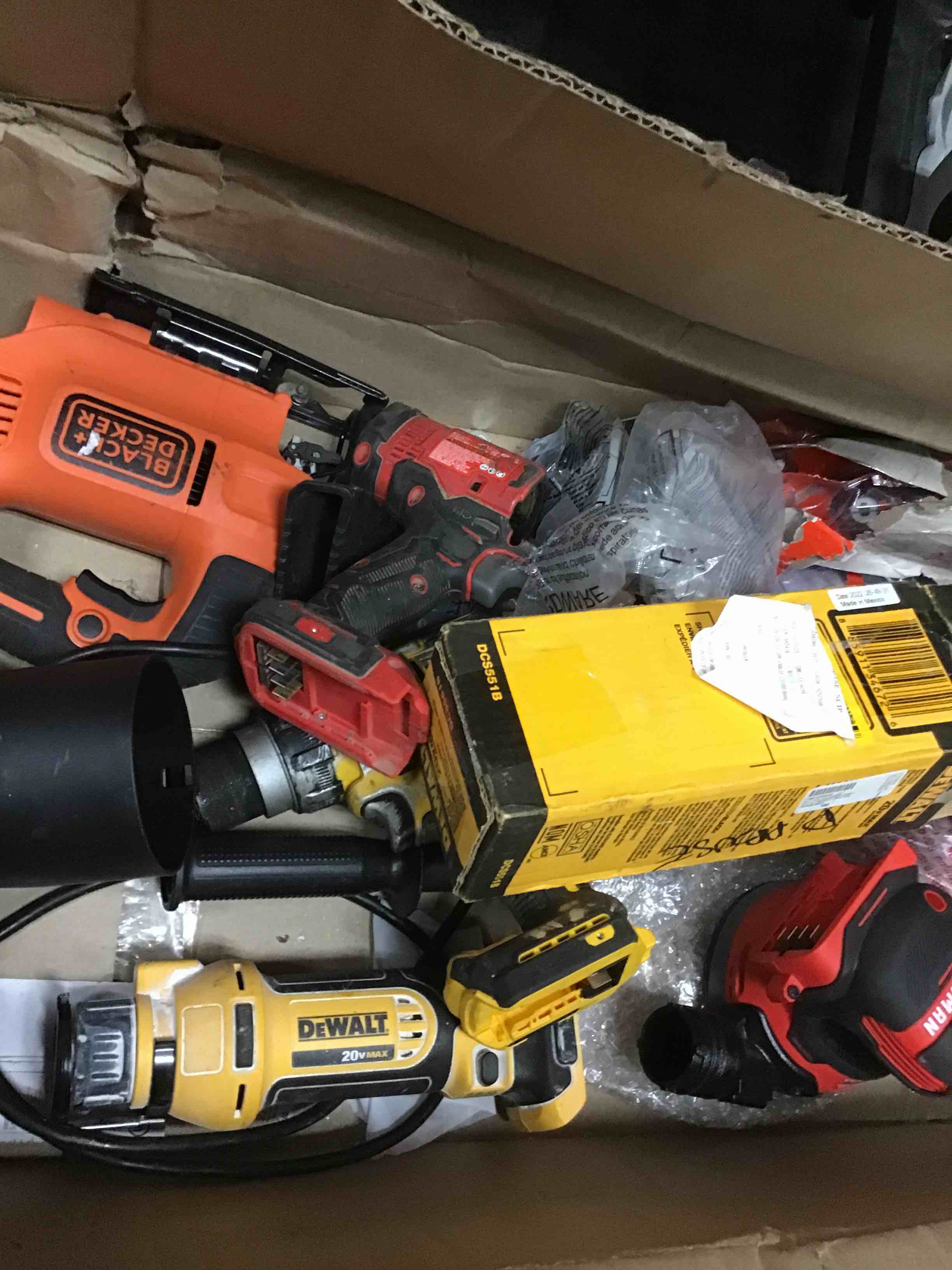 Assorted box Of Miscellaneous Tools 