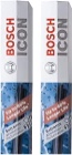 BOSCH ICON 26A17A Driver & Passenger Side Premium Beam Wiper Blades - Set of 2 Combo Pack (26A & 17A)