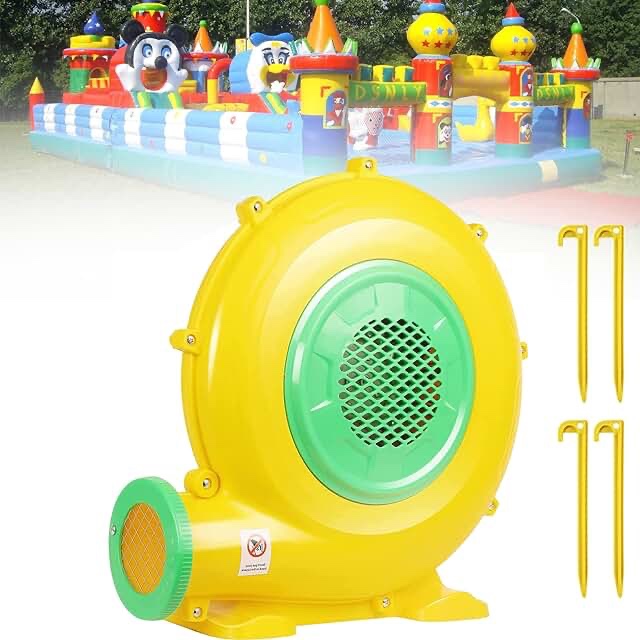 Air Blower for Inflatables 750W 1.0HP Portable Air Blower for Bounce House, Arch, Jump Slides, Commercial Pump Fan 2250Pa YT-750W-F3
