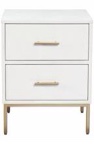 Marino Two Drawer Nightstand