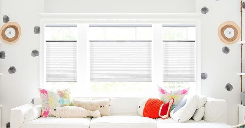 EcoHome 1.5 inch Cordless Semi-Sheer Light Filtering Top Down Bottom Up Cellular Shade