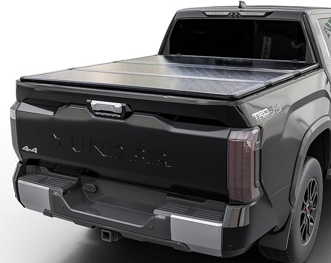 Calffree Hard Folding Truck Bed Tonneau Cover CFHT-026/Fits 2007-2021 Toyota Tundra 5' 6" Bed ?66.7"?