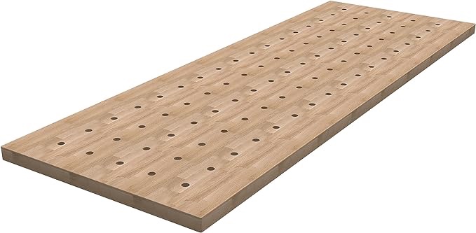 Kreg Hardwood Bench Top 24" x 68" with Dog Holes (1 Box)