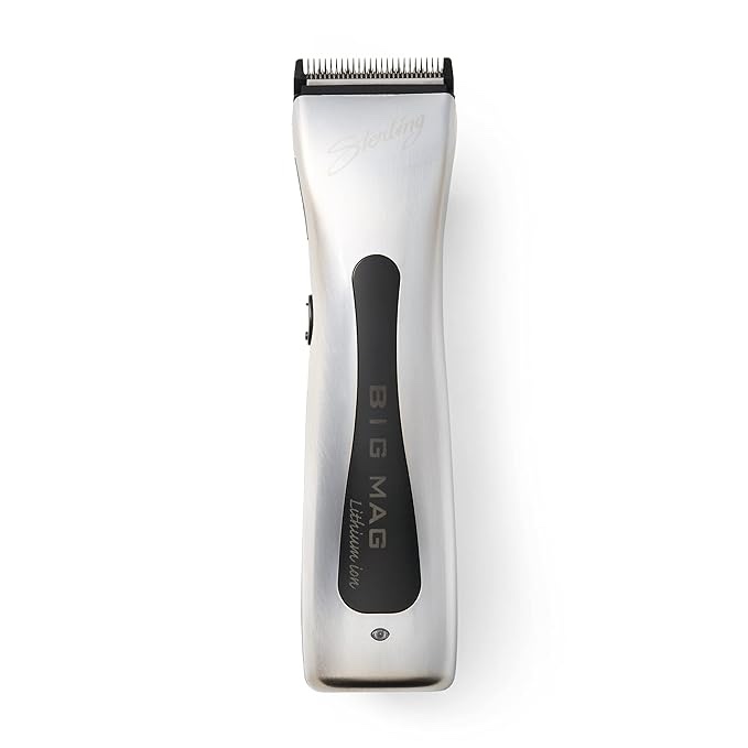 Wahl Professional - Sterling Big Mag Clipper - Salon-Quality, Cordless, Electric Hair Clipper with Rotary Motor - Silver