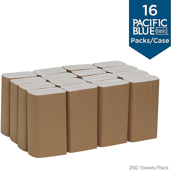 GEORGIA PACIFIC, 23303 Pacific Blue Basic 16 Packs of 250 Towels, 