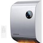VAGKRI Electric Wall Heaters, 2S 1500W Fast Heating Space Heaters for Indoor Use, Energy Efficient Indoor Space Heater Panel Wall Heaters with 3 Fan Speeds, Thermostat, Remote, 12H Timer, UL 1278 Test