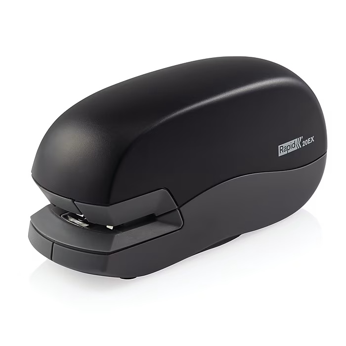 Rapid Fixativ 20EX Automatic Electric Desktop Stapler, 20 Sheet Capactiy, Black 
