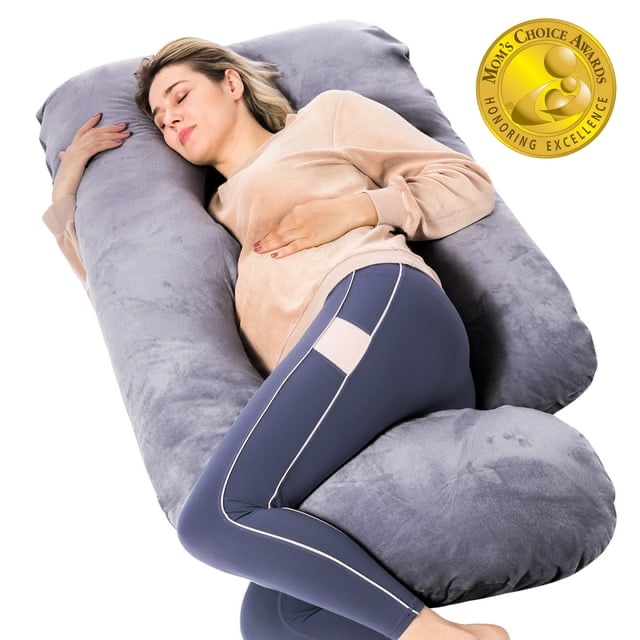 Momcozy Pregnancy Pillow Grey