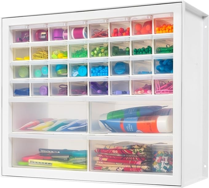 IRIS USA Craft - Storage Cabinet, Screw Organizer, Hardware Storage Organizer, 36 Drawer Cabinet, Art Storage Cabinets, Small Parts, Nuts