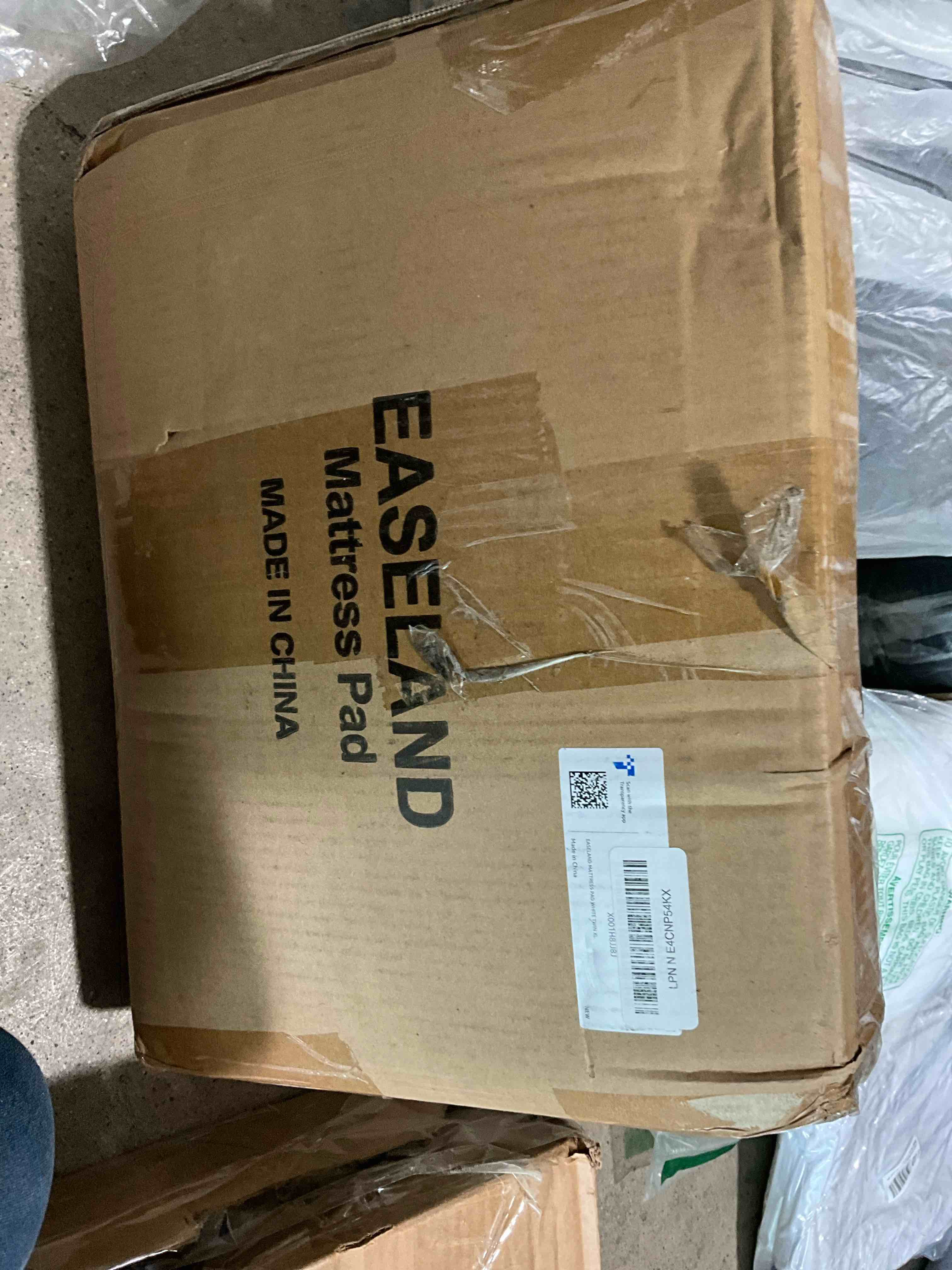 EASELAND Twin XL Mattress Pad Pillow Top Mattress Cover Quilted Fitted