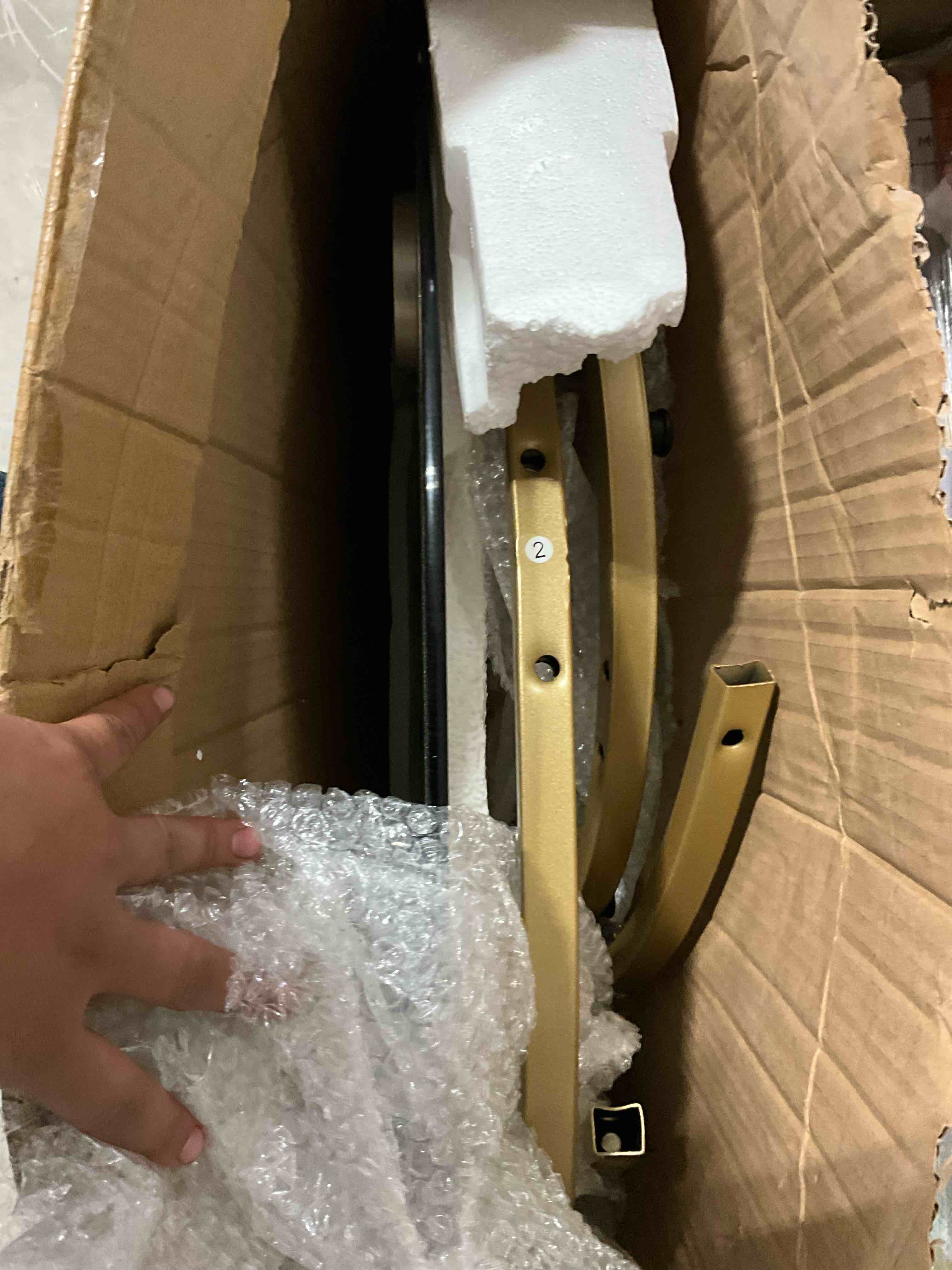 Round Dining Table Set for 2, 36" Glass Dining Table with 2 Velvet