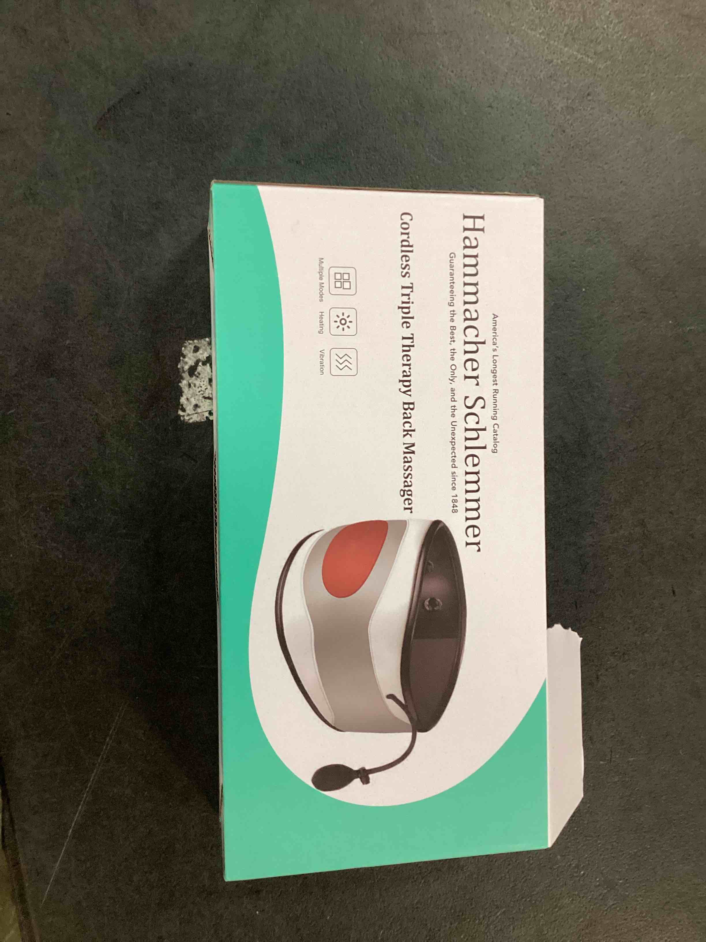 The Cordless Triple Therapy Back Massager