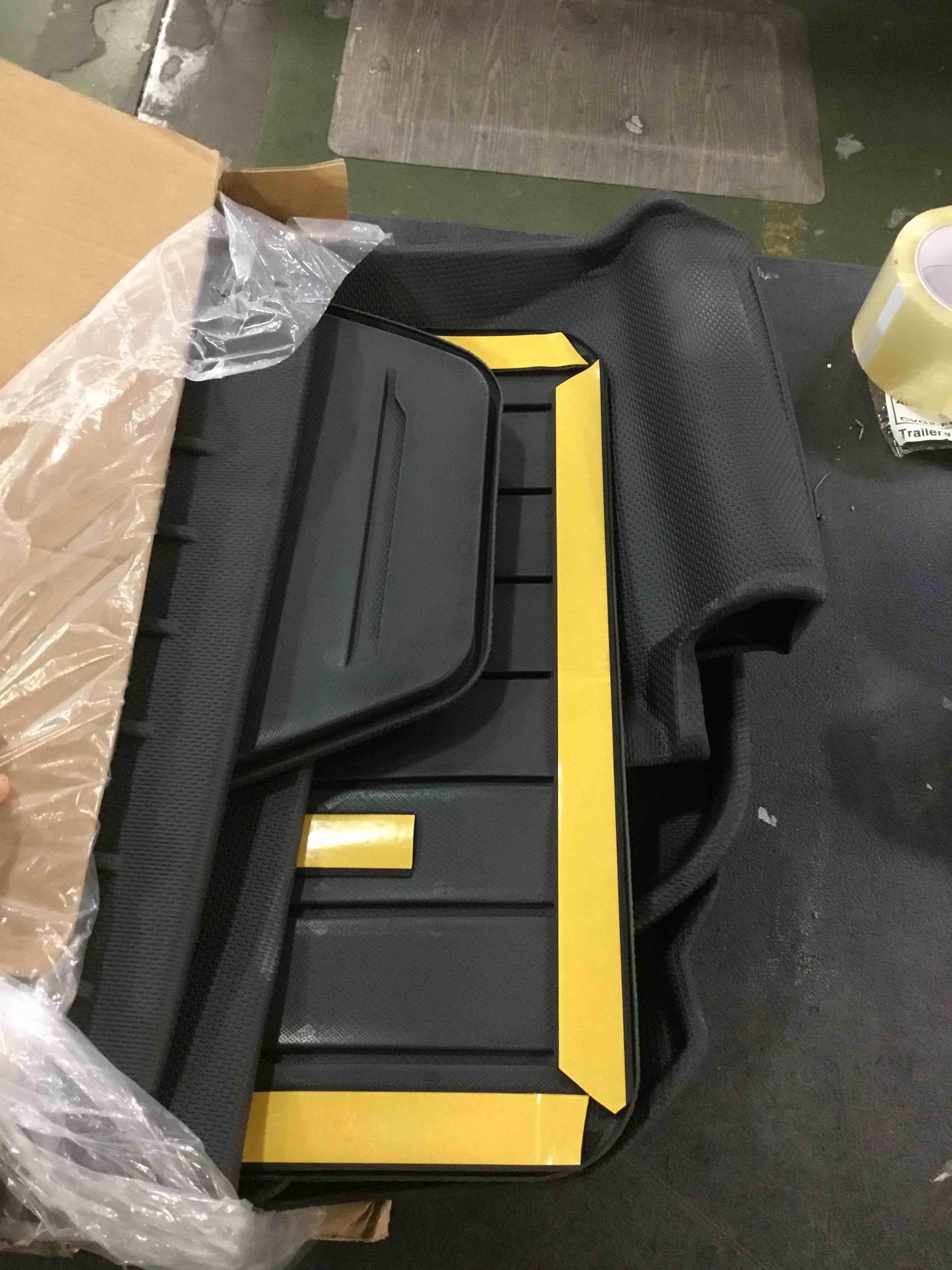 rubber car mats black