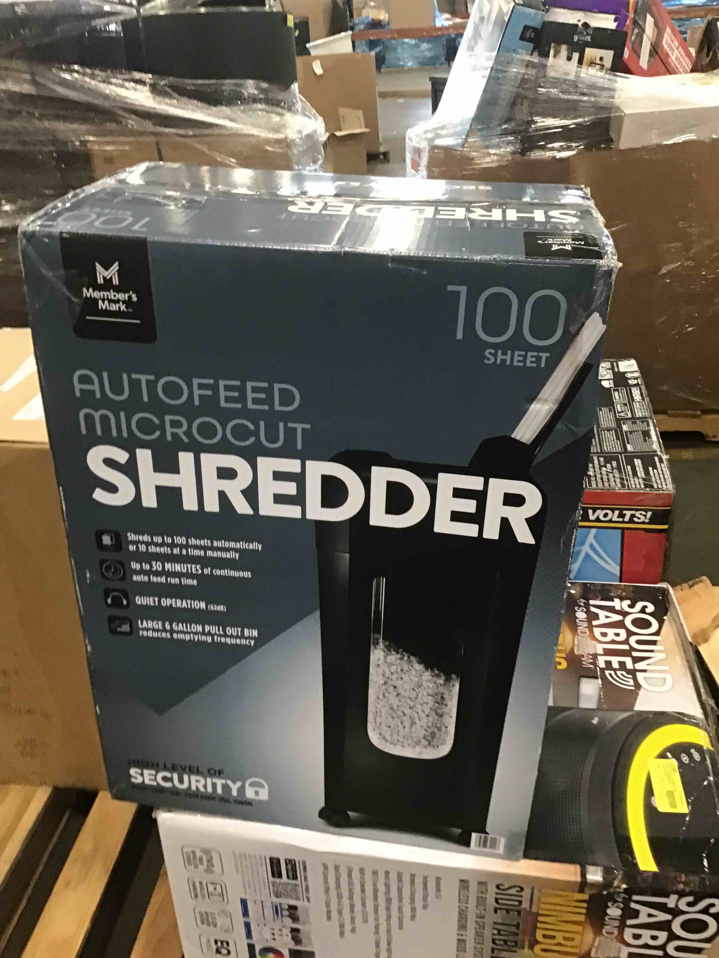 Member’s Mark 100 Sheet Auto Feed Shredder