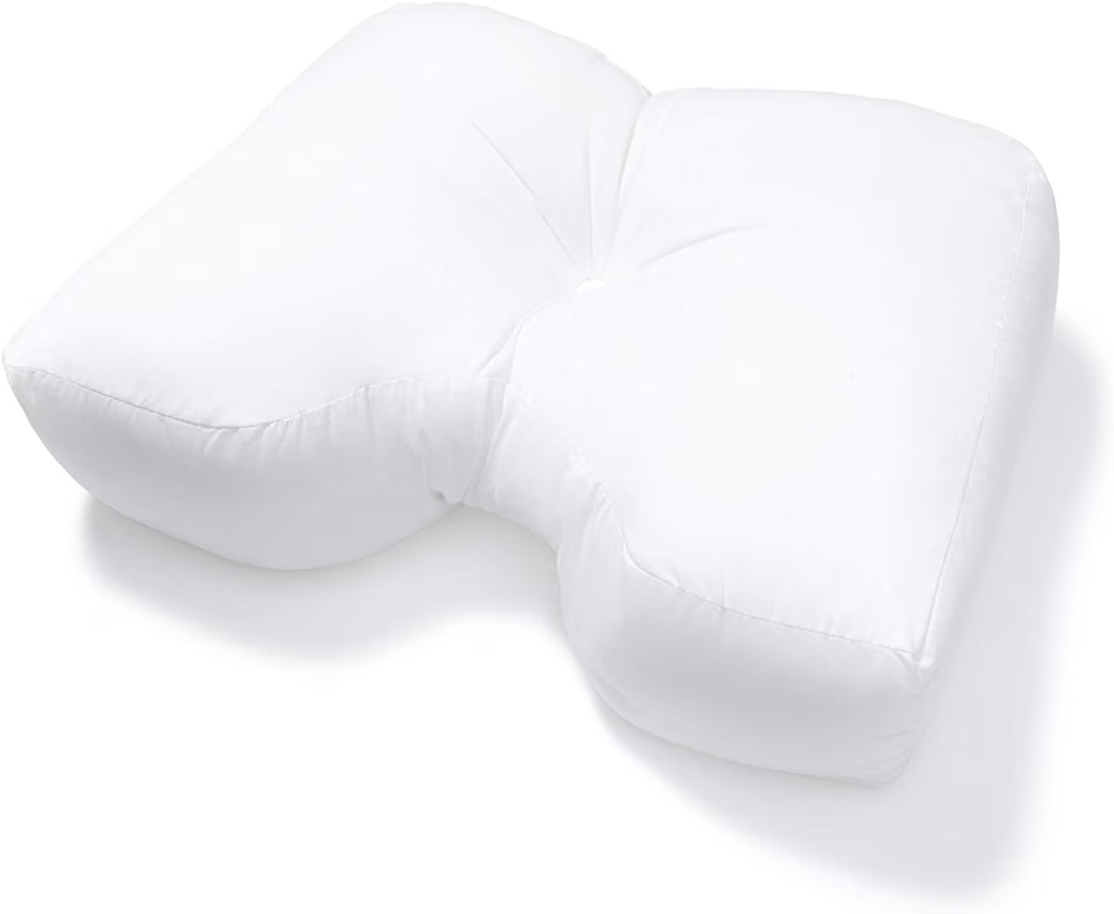 U sleeping pillow designed for people who sleep on their side and to relieve neck pain. The cover is sold separately.
