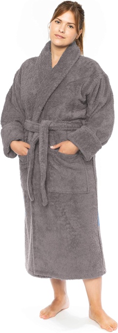 The Monogrammed Hammacher Schlemmer Genuine Turkish Cotton Luxury Bathrobe (White)