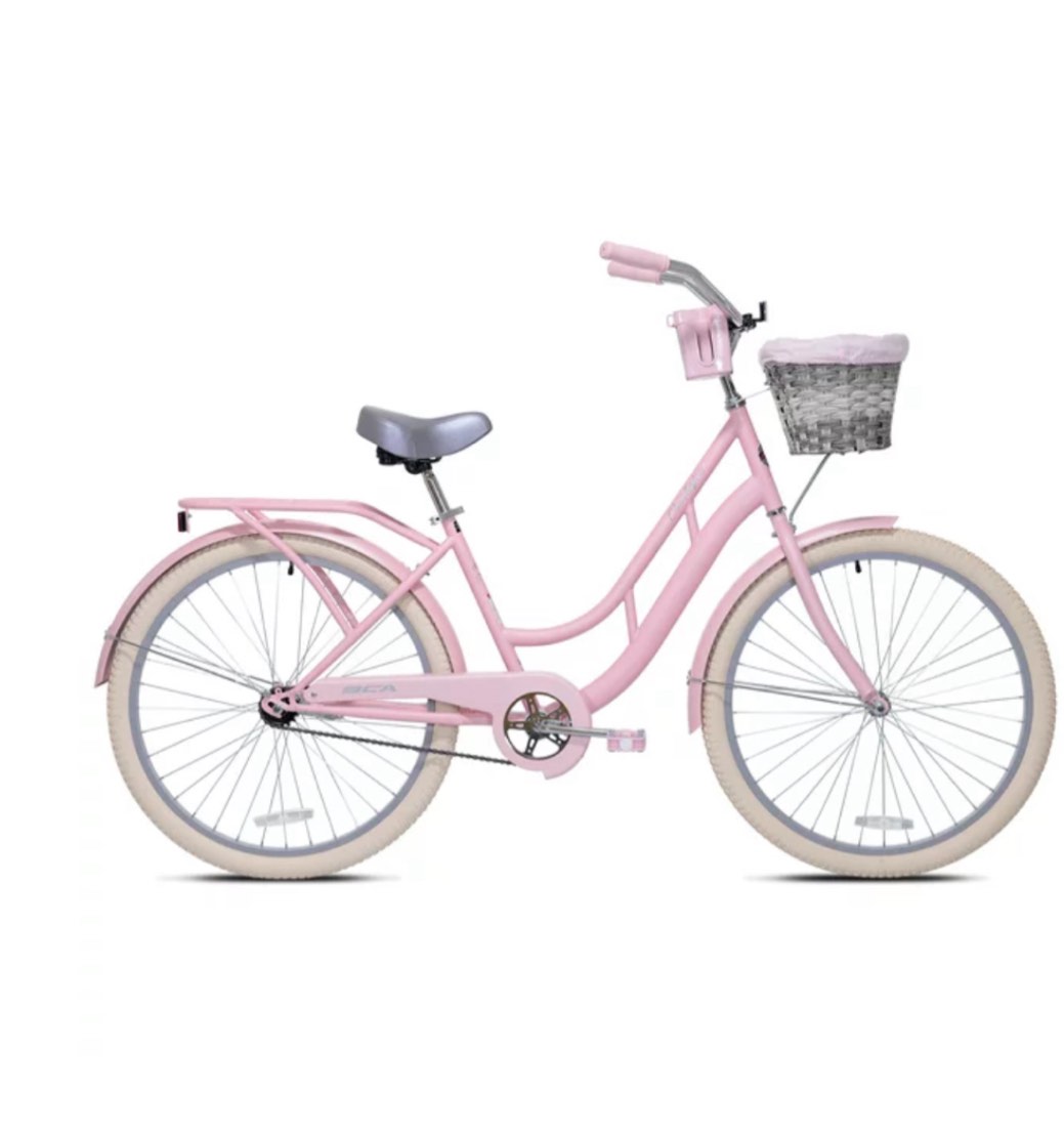 BCA 26 in. Charleston Adult Female Cruiser Bike, Pink