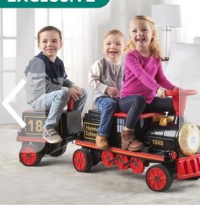 The Hammacher Schlemmer Three Passenger Electric Ride On Train