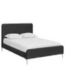 Heidi bed king dark grey side rails INCOMPLETE 