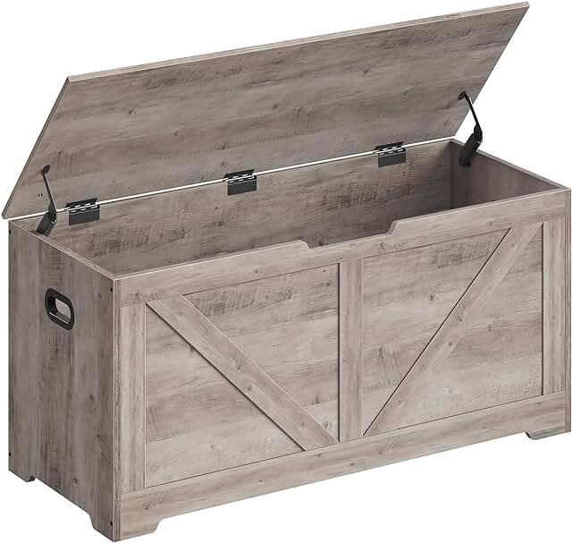 HOOBRO Storage Bench (Greige)