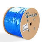 Cat6 Plenum Shielded (CMP) Overall Foil Shield (F/STP), 1000ft, 23AWG | 100% Solid Bare Copper | 550MHz | Bulk Ethernet Cable, Available in Blue, White & Black Color